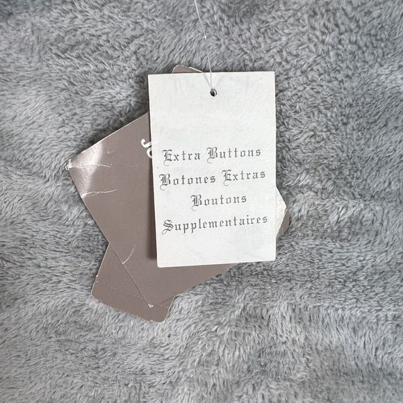 Jones New York Gray Silk Babylon Storm Floral Blazer Jacket Pockets Size‎ 6 NWT - Picture 3 of 6